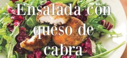 Cena ligera: ensalada con queso de cabra